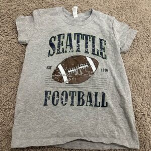 Seattle Football Kids Gray Tee
